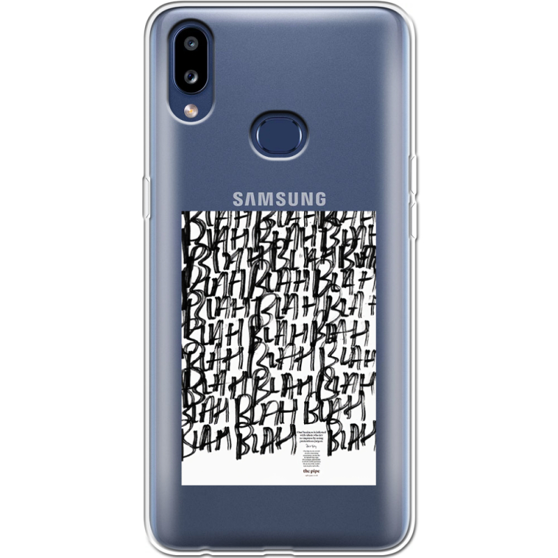 Прозрачный чехол Uprint Samsung A107 Galaxy A10s Blah Blah