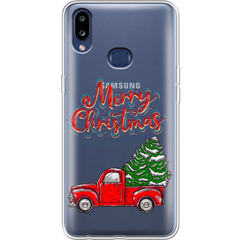 Прозрачный чехол Uprint Samsung A107 Galaxy A10s Holiday Car