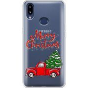 Прозрачный чехол Uprint Samsung A107 Galaxy A10s Holiday Car