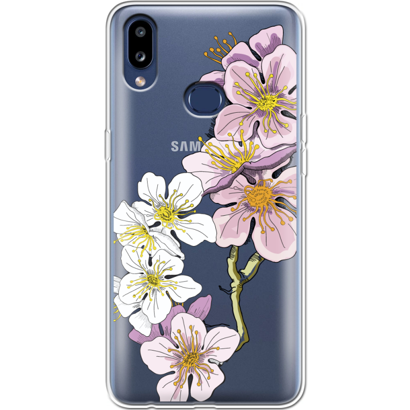 Прозрачный чехол Uprint Samsung A107 Galaxy A10s Cherry Blossom