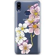Прозрачный чехол Uprint Samsung A107 Galaxy A10s Cherry Blossom