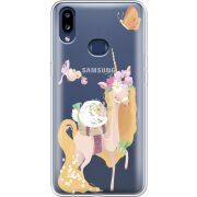 Прозрачный чехол Uprint Samsung A107 Galaxy A10s Uni Blonde