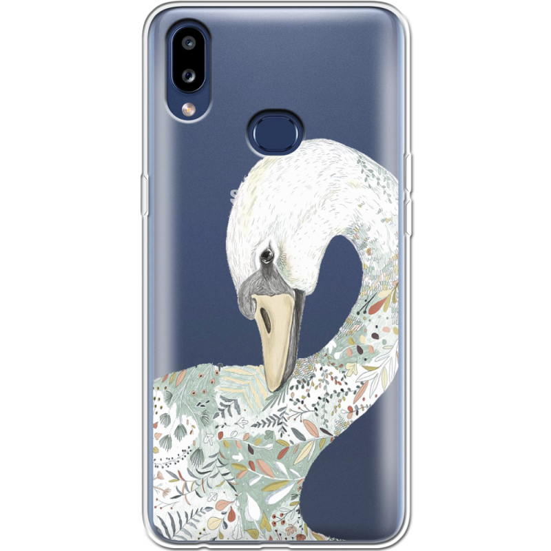Прозрачный чехол Uprint Samsung A107 Galaxy A10s Swan