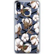 Прозрачный чехол Uprint Samsung A107 Galaxy A10s Cotton flowers