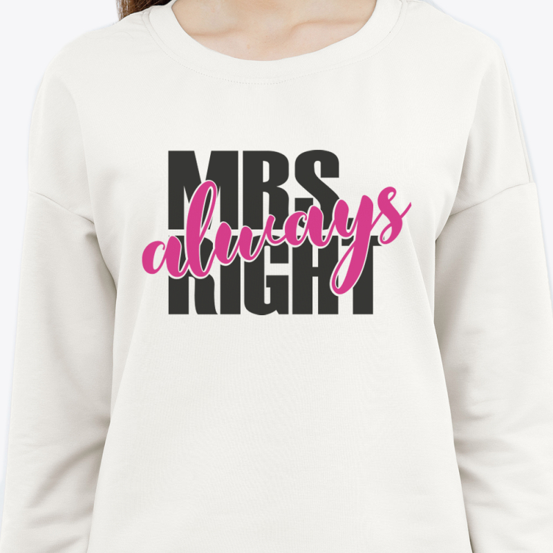 Свитшот с принтом женский белый 