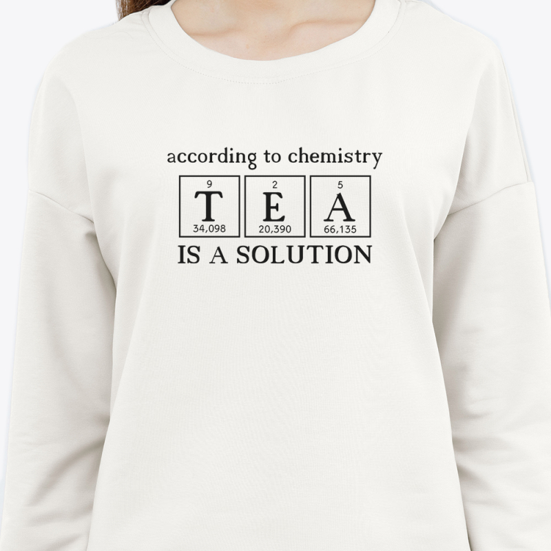 Свитшот с принтом женский белый 