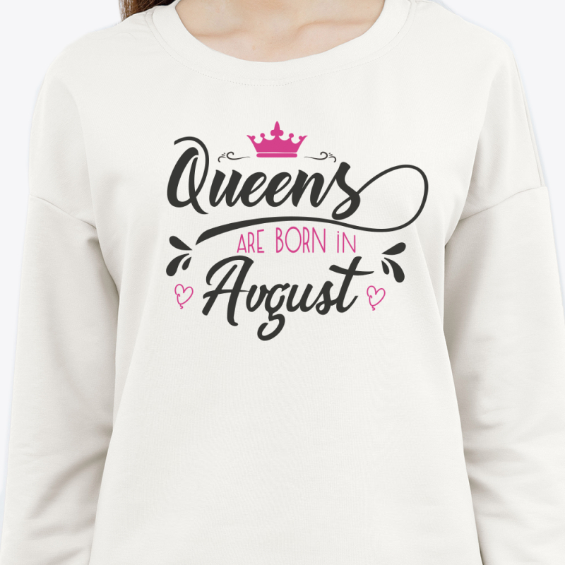 Свитшот с принтом женский белый 