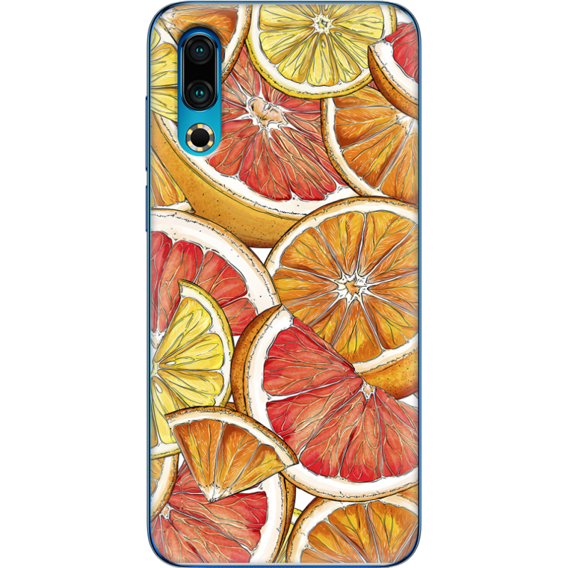 Чехол Uprint Meizu 16s Citrus Pattern