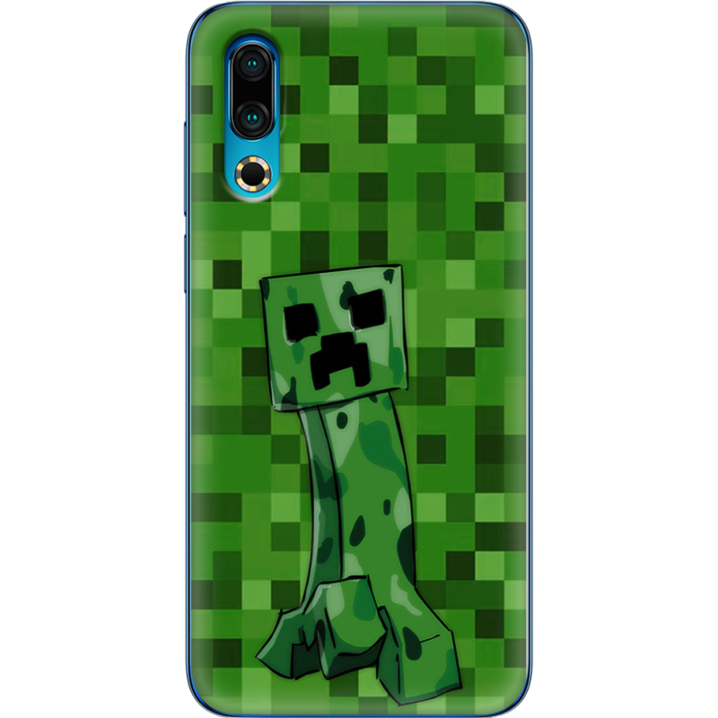 Чехол Uprint Meizu 16s Minecraft Creeper