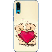 Чехол Uprint Meizu 16s Teddy Bear Love