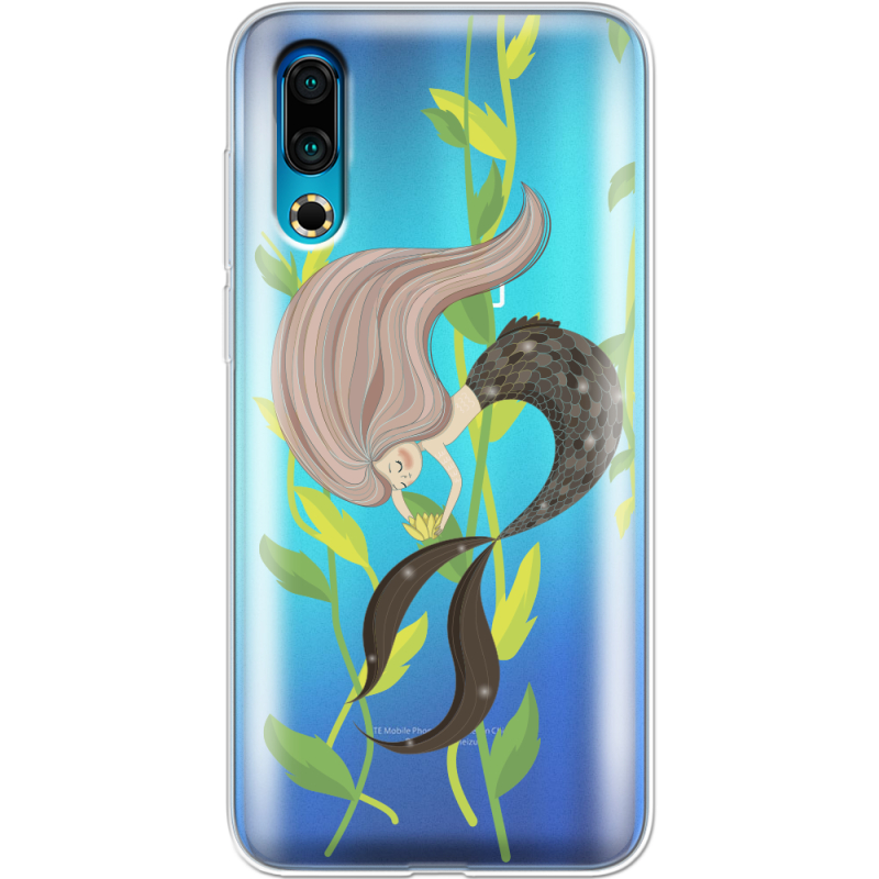 Прозрачный чехол Uprint Meizu 16s Cute Mermaid