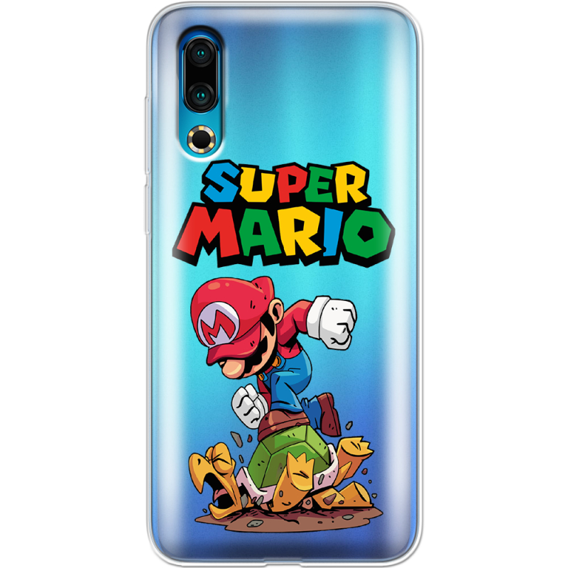 Прозрачный чехол Uprint Meizu 16s Super Mario