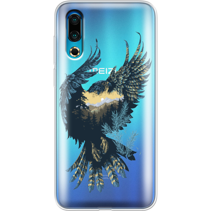 Прозрачный чехол Uprint Meizu 16s Eagle