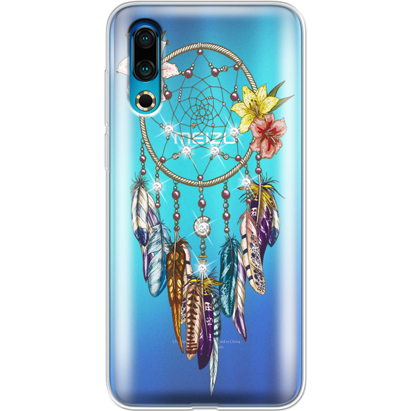 Чехол со стразами Meizu 16s Dreamcatcher