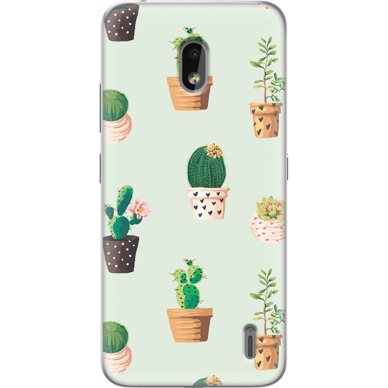 Чехол Uprint Nokia 2.2 L-green Cacti