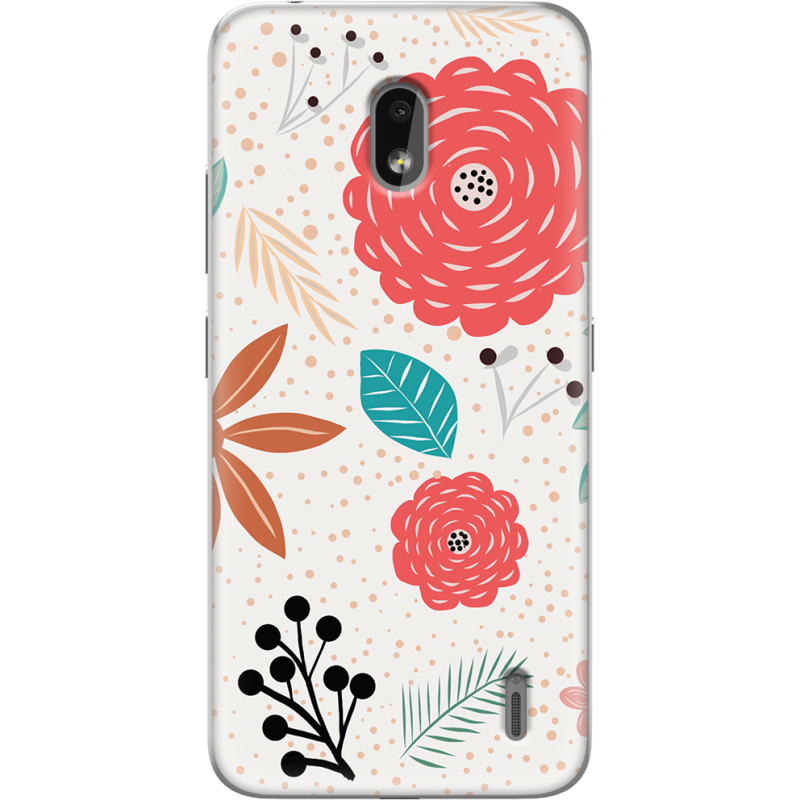 Чехол Uprint Nokia 2.2 Line Flowers