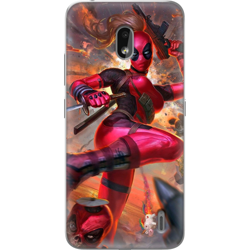 Чехол Uprint Nokia 2.2 Woman Deadpool