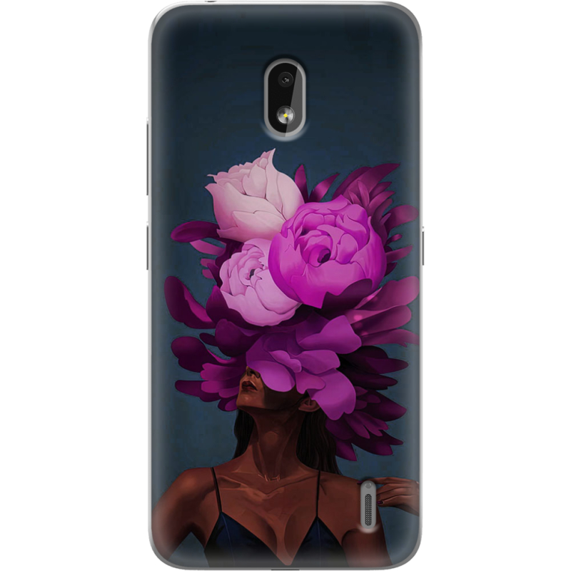 Чехол Uprint Nokia 2.2 Exquisite Purple Flowers