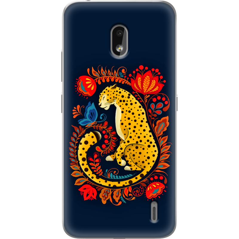 Чехол Uprint Nokia 2.2 Petrykivka Leopard