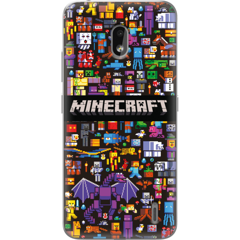 Чехол Uprint Nokia 2.2 Minecraft Mobbery