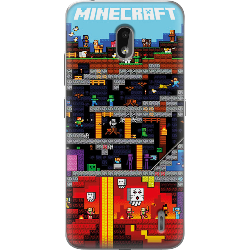 Чехол Uprint Nokia 2.2 Minecraft Lode Runner