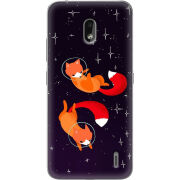 Чехол Uprint Nokia 2.2 Fox-Astronauts