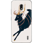 Чехол Uprint Nokia 2.2 Black Deer