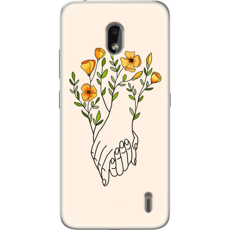 Чехол Uprint Nokia 2.2 Flower Hands