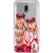 Прозрачный чехол Uprint Nokia 2.2 Mouse Girls