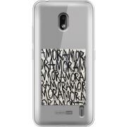 Прозрачный чехол Uprint Nokia 2.2 Amor Amor