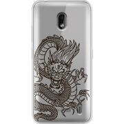 Прозрачный чехол Uprint Nokia 2.2 Chinese Dragon