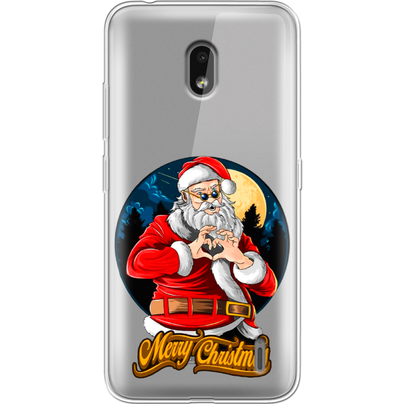 Прозрачный чехол Uprint Nokia 2.2 Cool Santa