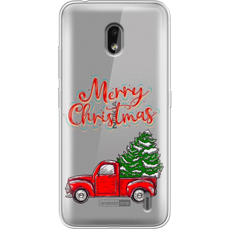 Прозрачный чехол Uprint Nokia 2.2 Holiday Car