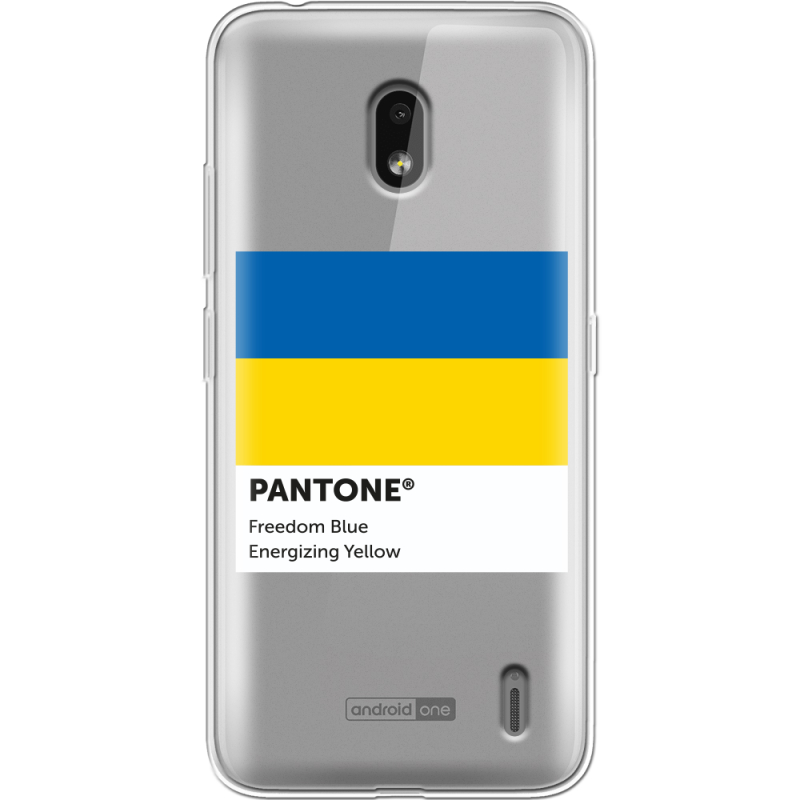 Прозрачный чехол Uprint Nokia 2.2 Pantone вільний синій