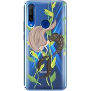 Прозрачный чехол Uprint Honor 9X Cute Mermaid