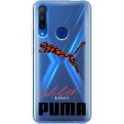 Прозрачный чехол Uprint Honor 9X Wild Cat