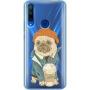 Прозрачный чехол Uprint Honor 9X Dog Coffeeman