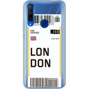 Прозрачный чехол Uprint Honor 9X Ticket London