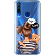 Прозрачный чехол Uprint Honor 9X Super Mama and Son