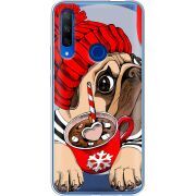 Прозрачный чехол Uprint Honor 9X Winter Puggy