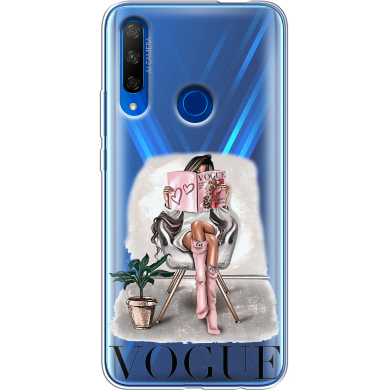 Прозрачный чехол Uprint Honor 9X VOGUE