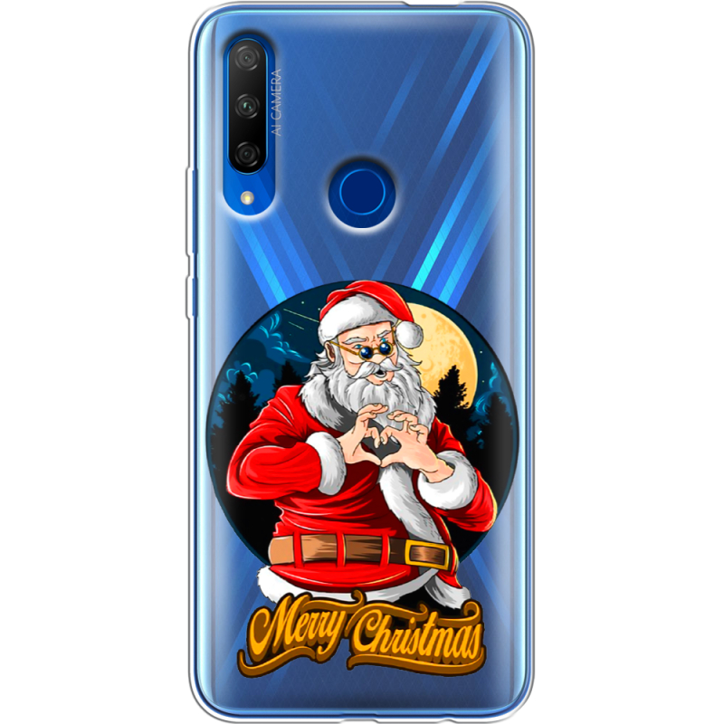 Прозрачный чехол Uprint Honor 9X Cool Santa