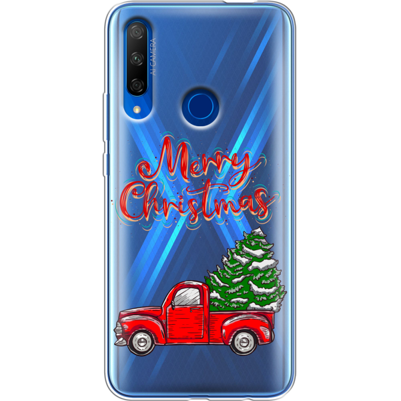 Прозрачный чехол Uprint Honor 9X Holiday Car