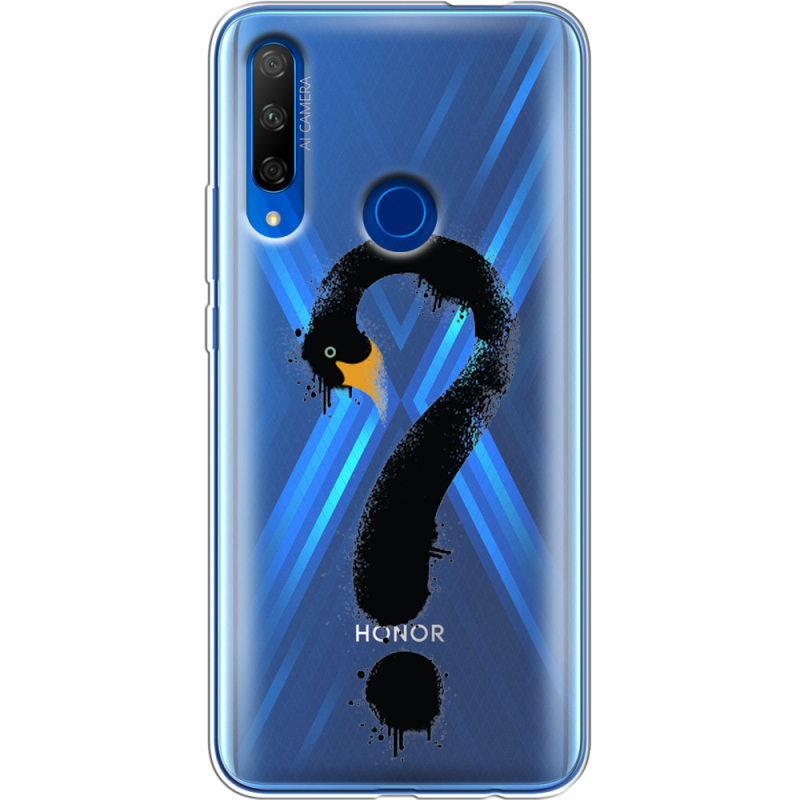 Прозрачный чехол Uprint Honor 9X Swan question