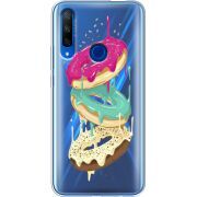 Прозрачный чехол Uprint Honor 9X Donuts