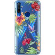 Прозрачный чехол Uprint Honor 9X Tropical