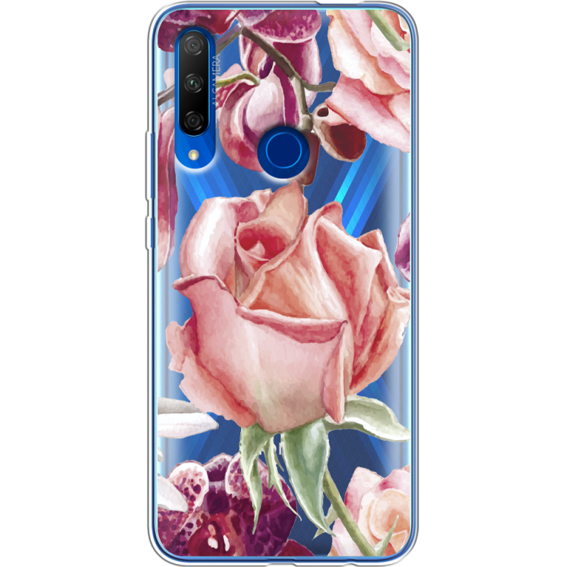 Прозрачный чехол Uprint Honor 9X Rose