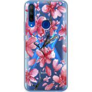 Прозрачный чехол Uprint Honor 9X Pink Magnolia