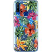 Прозрачный чехол Uprint Honor 9X Tropical Flowers