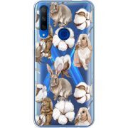 Прозрачный чехол Uprint Honor 9X Cotton and Rabbits